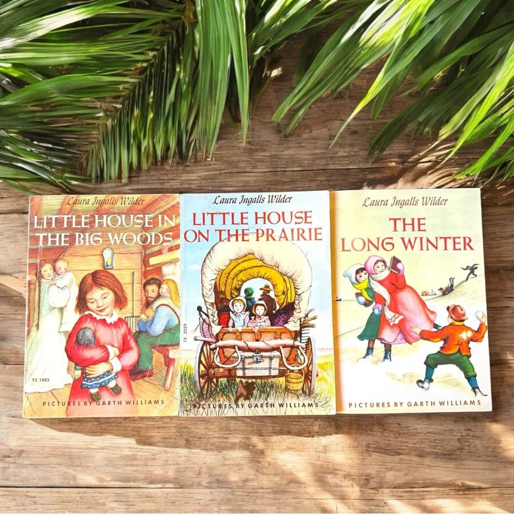 VINTAGE Little House on the Prairie - Set of 3 Paperbacks